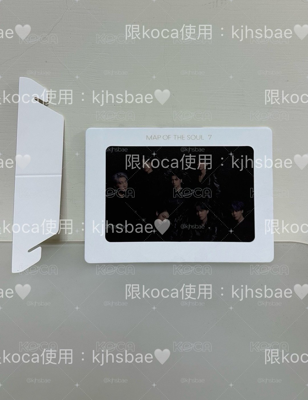 BTS防彈 MOTS 黑天鵝國卡 