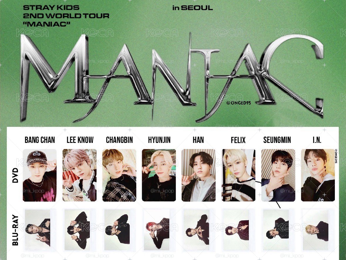(全新未拆現貨）STRAY KIDS 二巡藍光 [MANIAC] BD版 韓國進口版