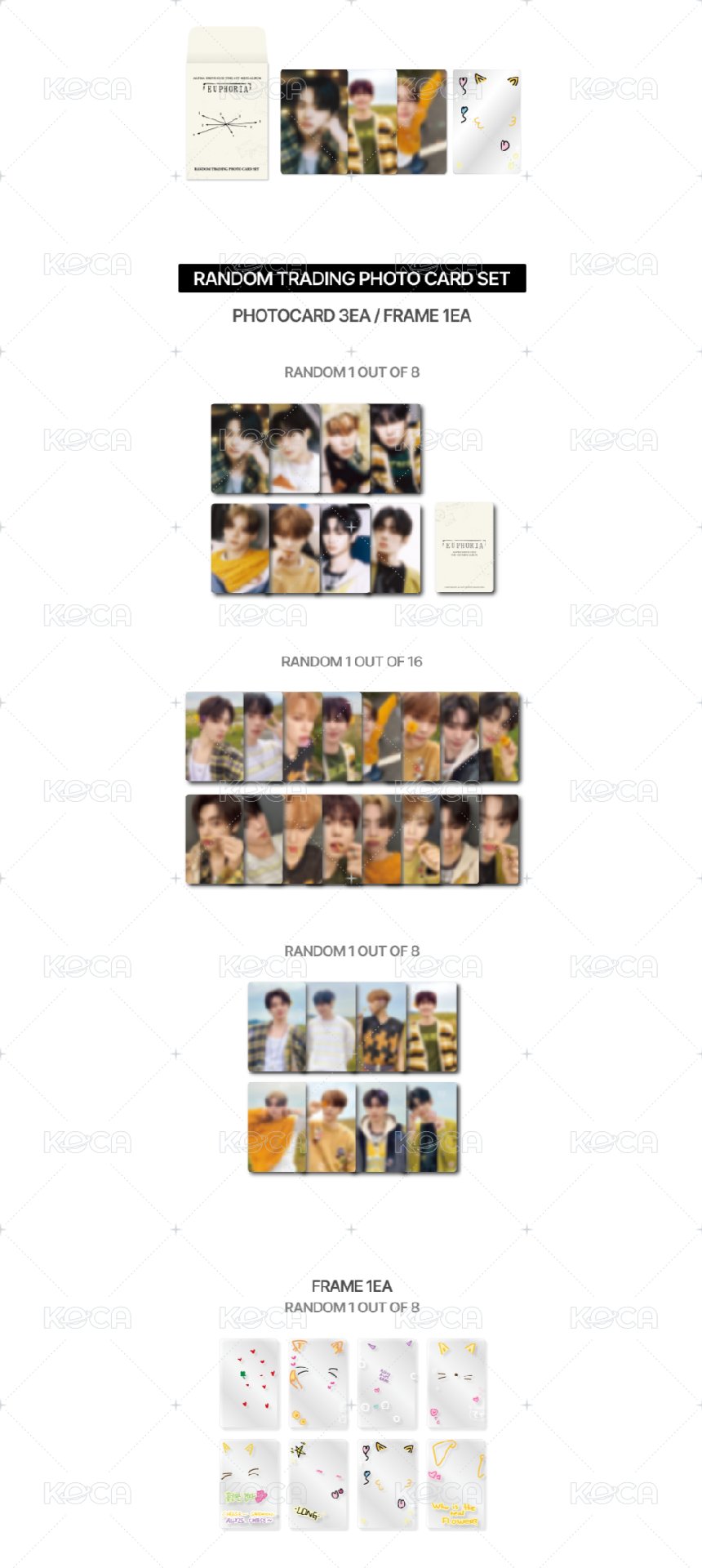 迷一快閃店 隨機交易照片卡套組 隨機卡  背面