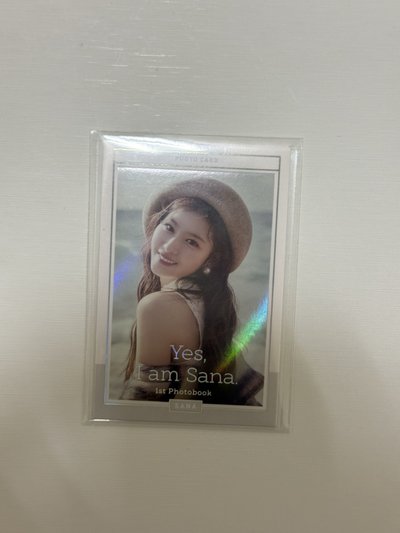 紗白版寫真貝雷帽閃卡 本體300綁500不看綁