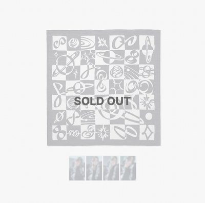 八 生日禮盒ver.5 SCARF-8 stars 圍巾 小卡 全套