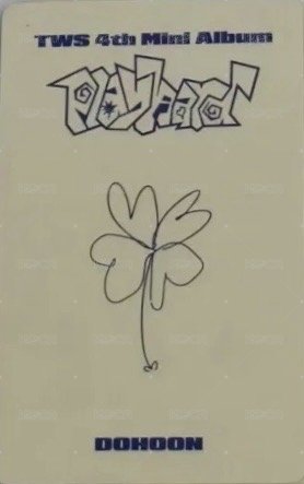 Play Hard yzy 5.0 簽售卡  背面