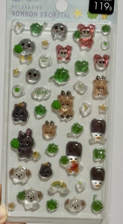 泰國moshi聯名立體貼紙