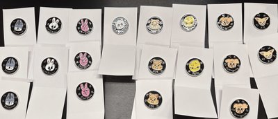 日本展覽 手繪金屬徽章