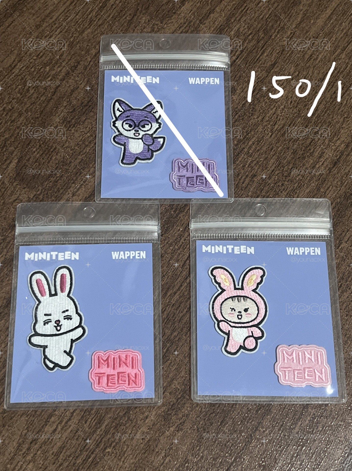 miniteen 哲/漢 魔鬼氈布章