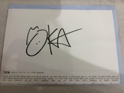 illit 萌花親簽 bomb版  not cute版