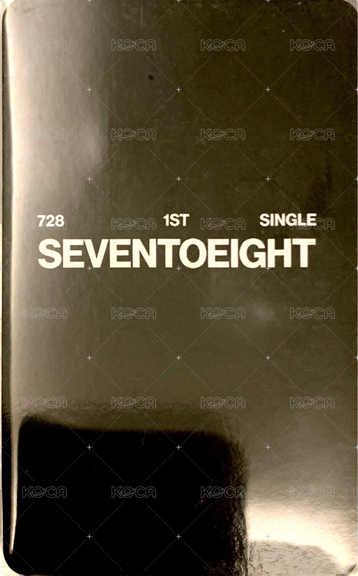 SEVENTOEIGHT 1st single 專輯卡 SEVENTOEIGHT 1st single DROP&DRIP黑背專輯卡  背面