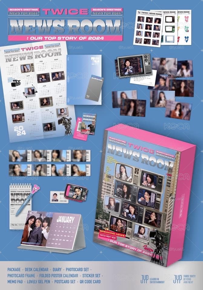 2024 SEASON’S GREETINGS:TWICE NEWSROOM 年曆 