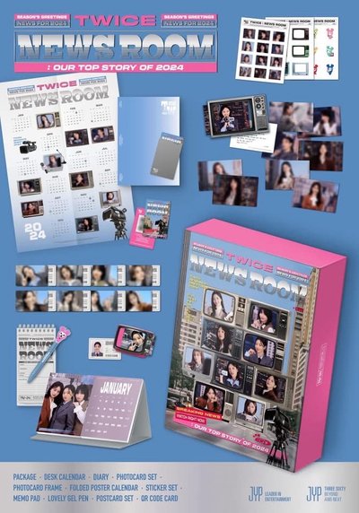 2024 SEASON’S GREETINGS:TWICE NEWSROOM 年曆 