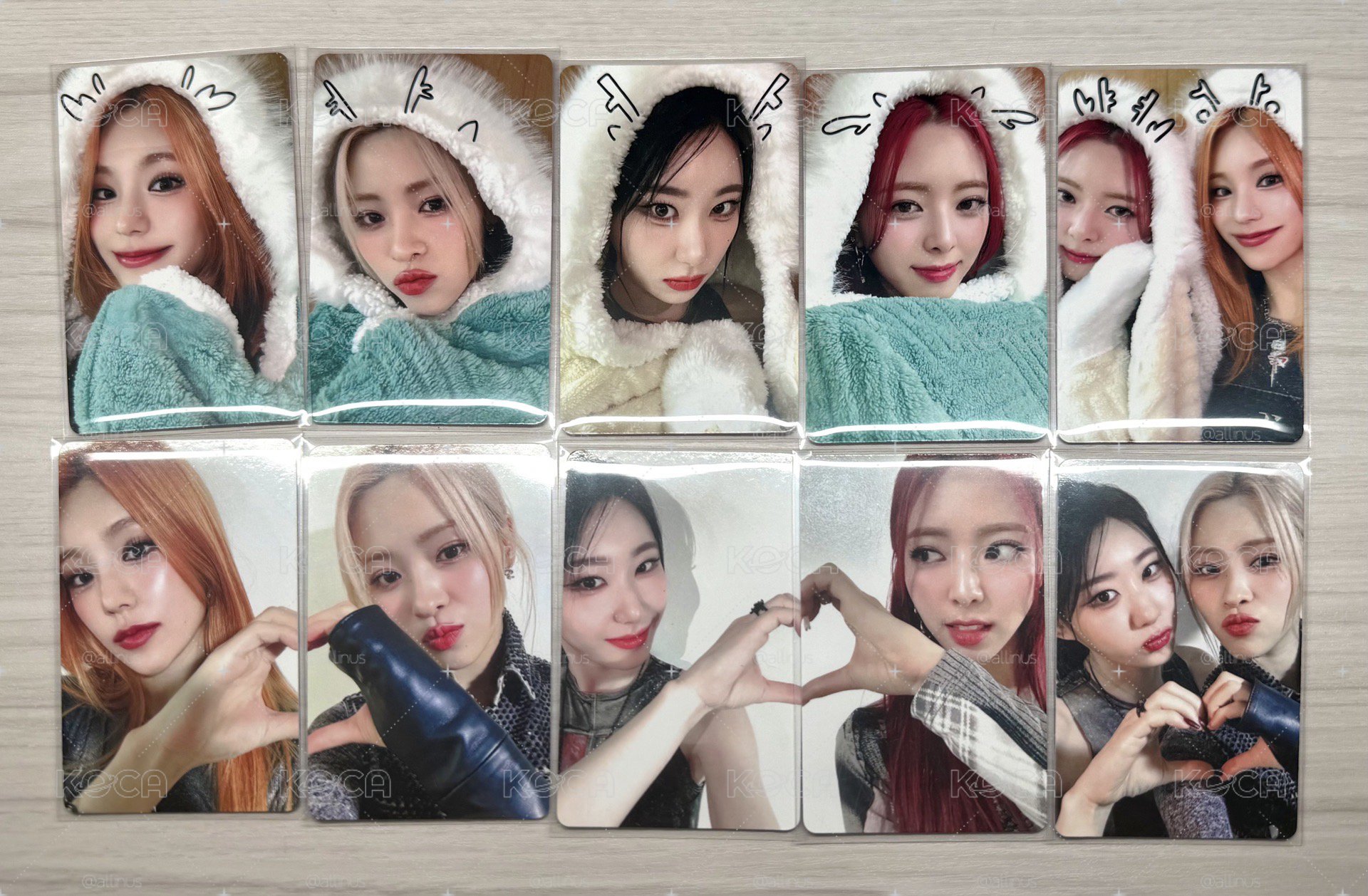 ITZY BORN TO BE km1.0 台北簽售卡 龍袍 比心