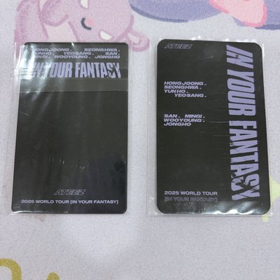 【ATEEZ】IN YOUR FANTASY 周邊小卡 團體卡