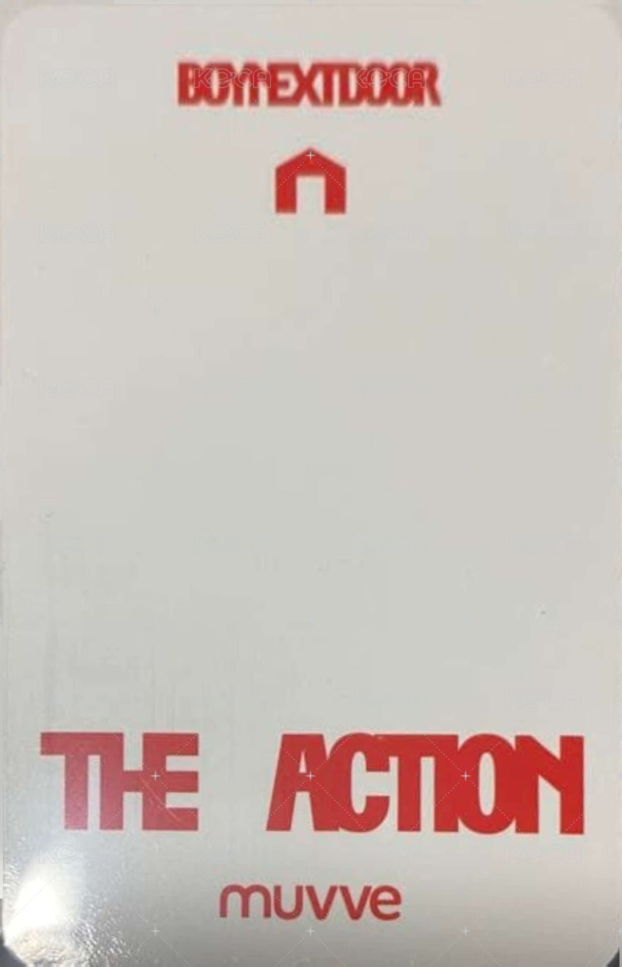 The Action mu 2.0 幸運卡  背面