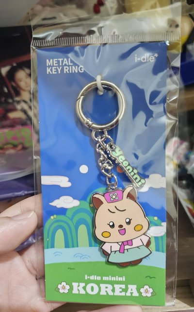 i-dle 展覽快閃店 薇娟miyeon ／鑰匙圈吊飾 