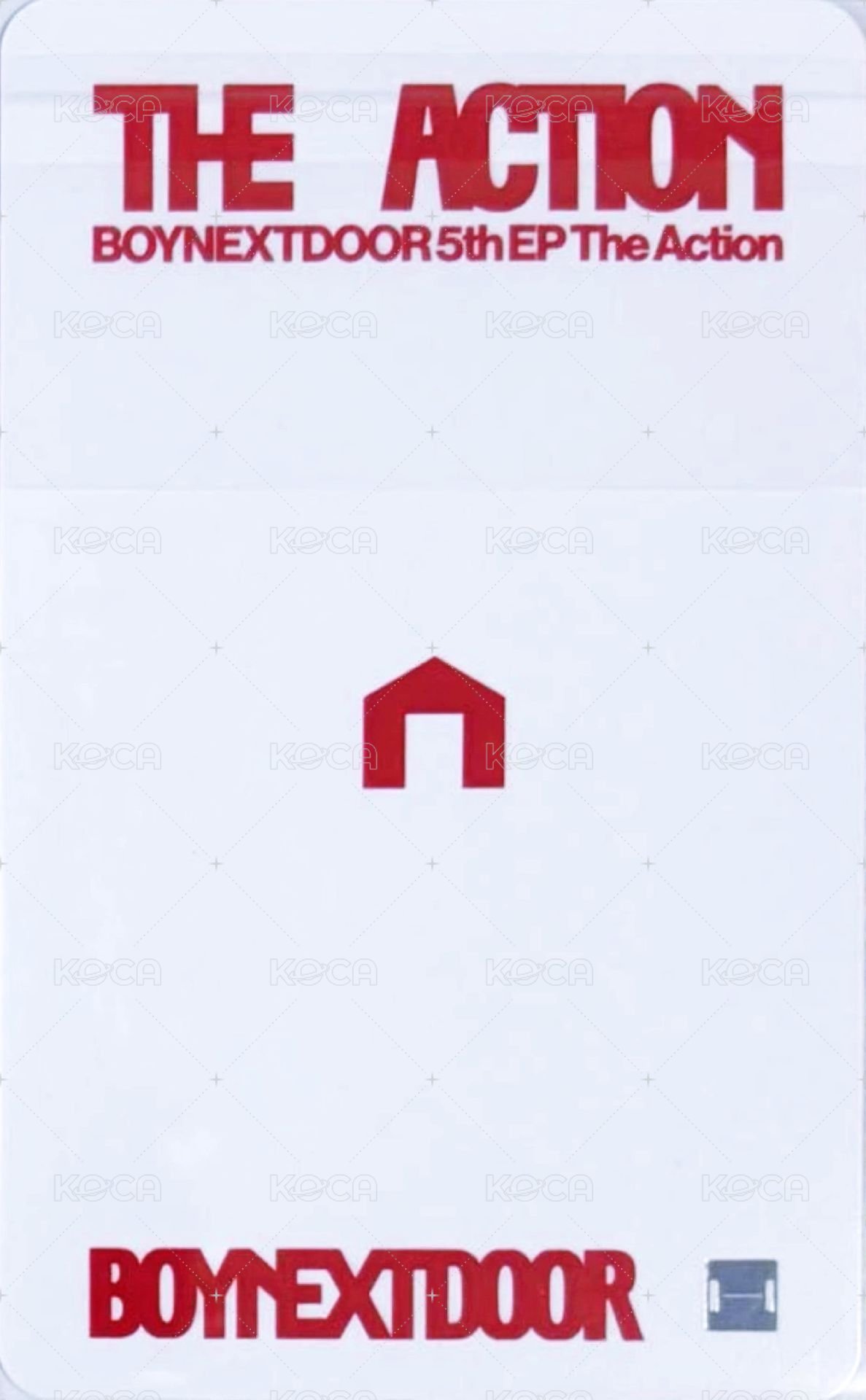 The Action el SG 特典卡  背面