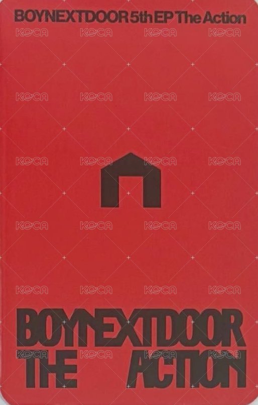 The Action oy 特典卡  背面