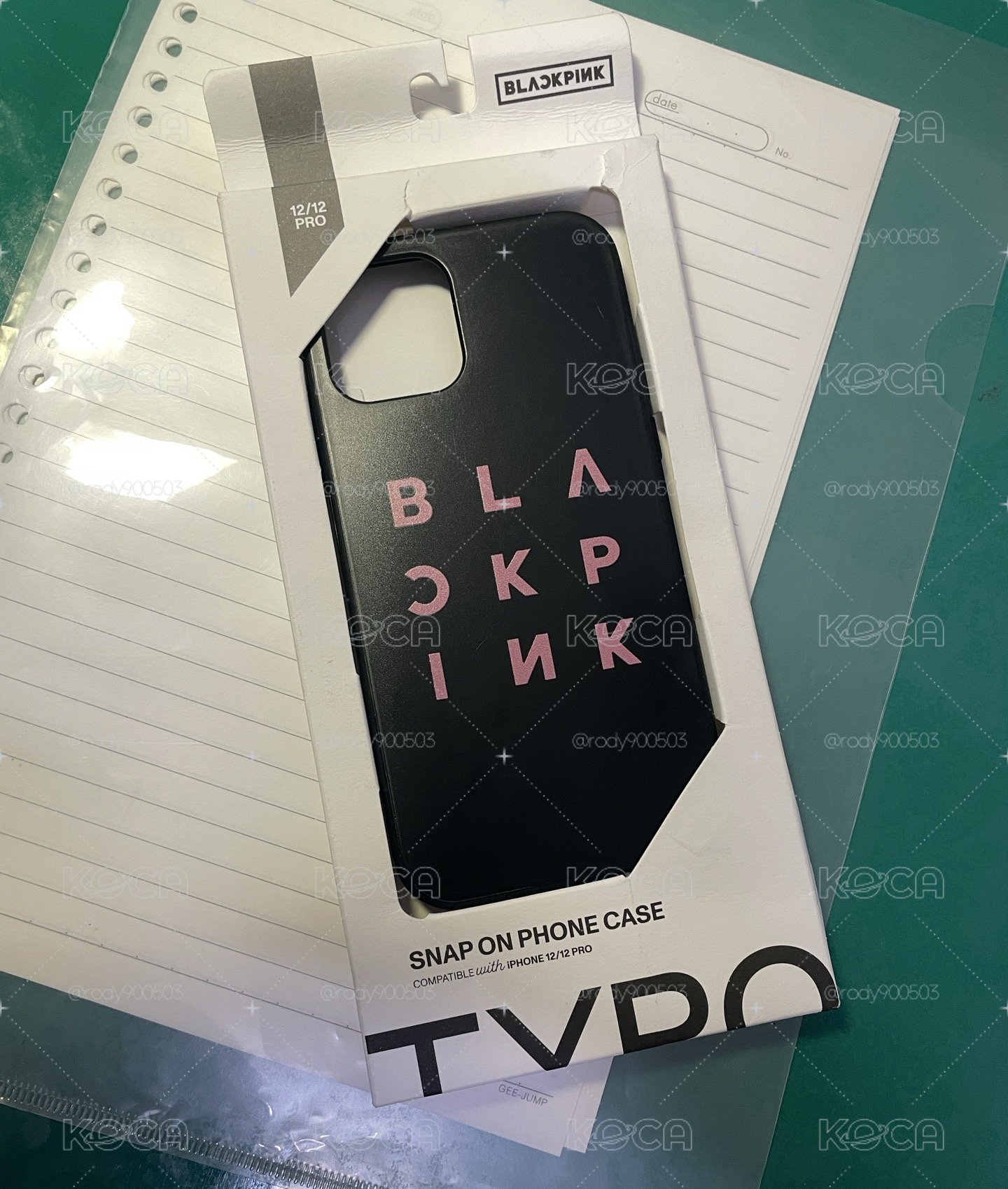 BLACKPINK TYPO聯名 iphone 12手機殼