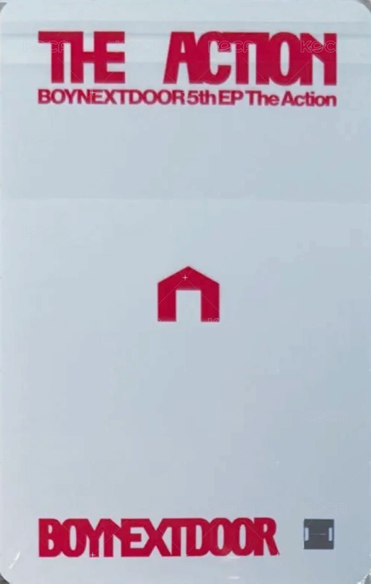 The Action el SG 特典卡  背面