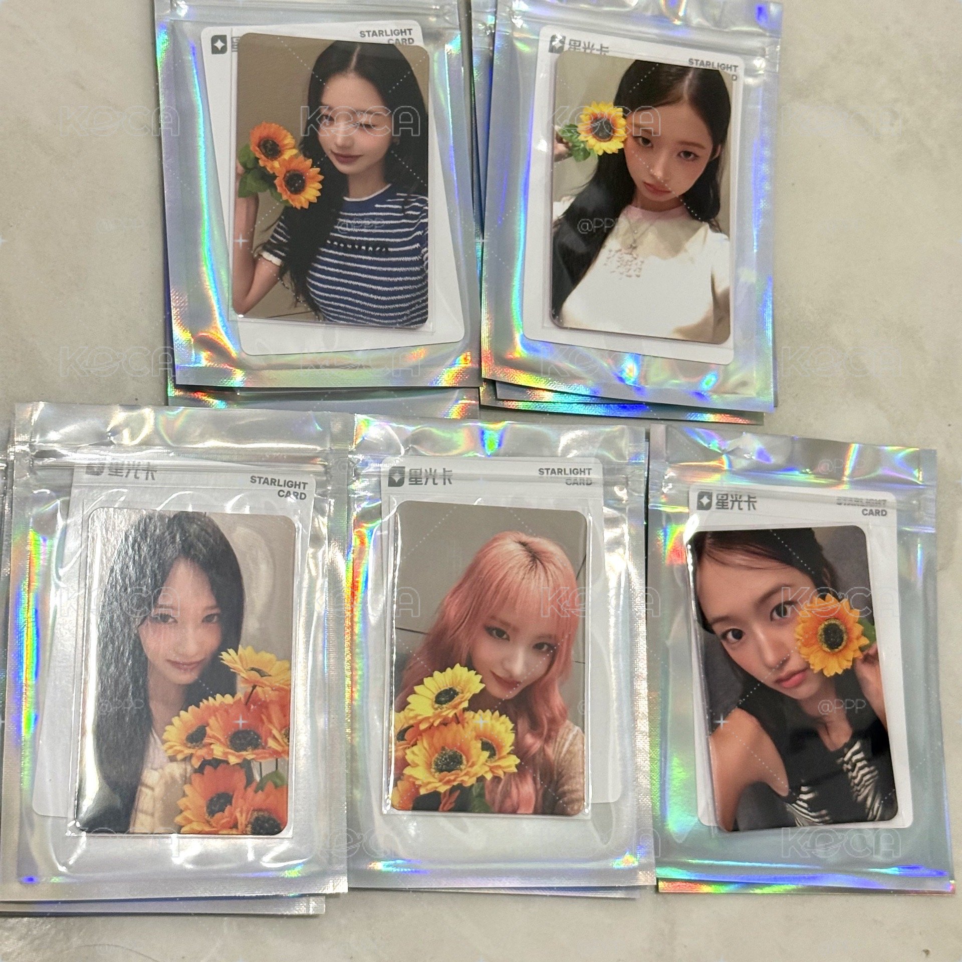IVE secret 星光卡 二星+向日葵