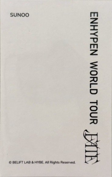 FATE世巡 wvs 周邊卡 衝鋒衣卡 背面