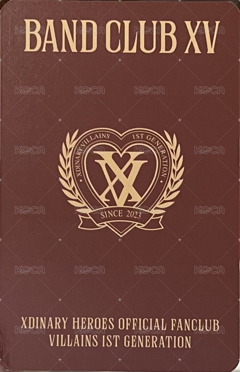 一期會員禮 會員禮卡  背面