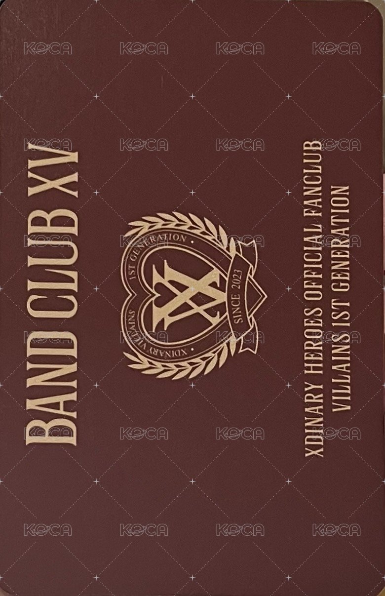 一期會員禮 會員禮卡  背面