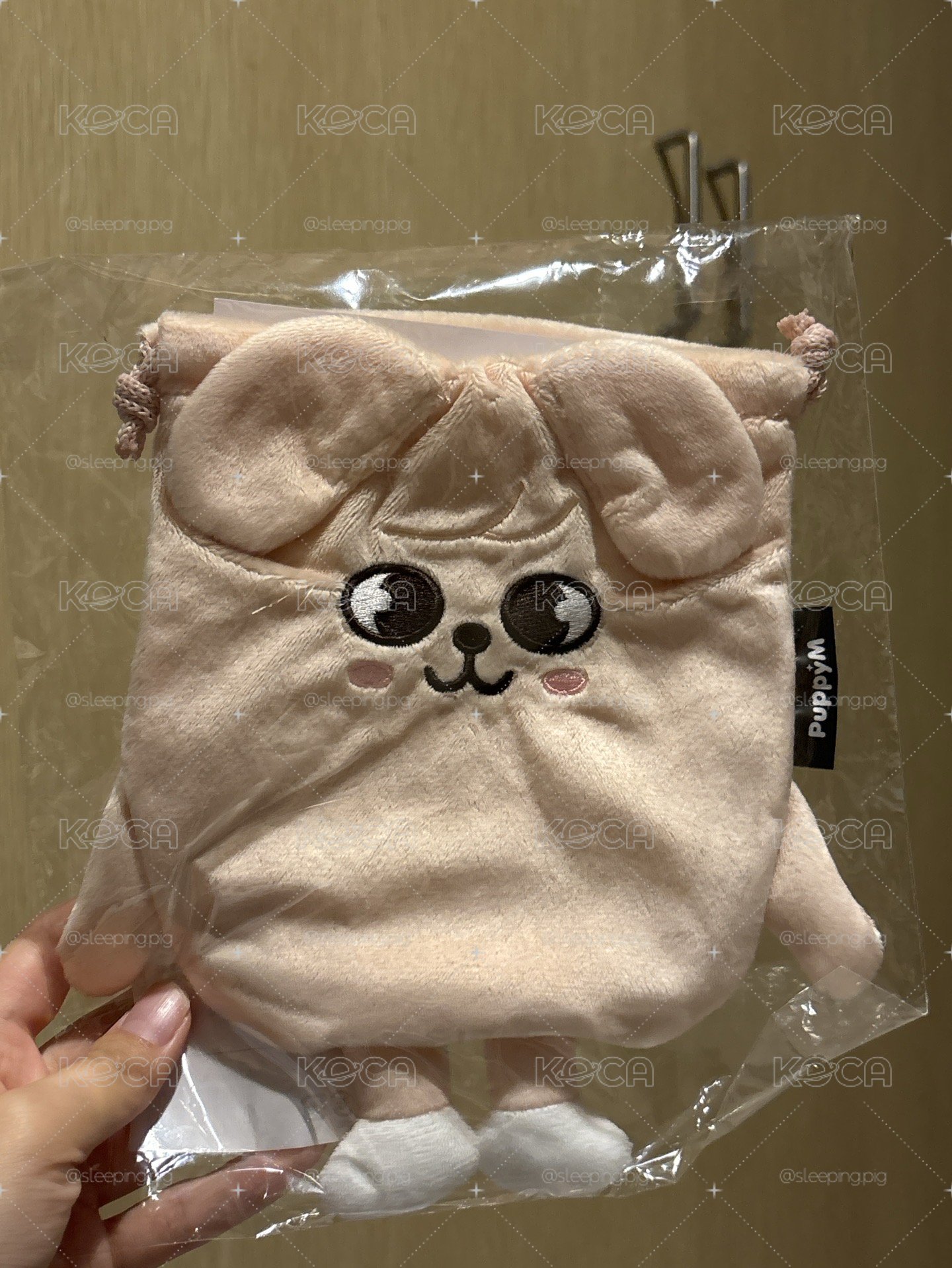 昇玟 puppy m 束口袋