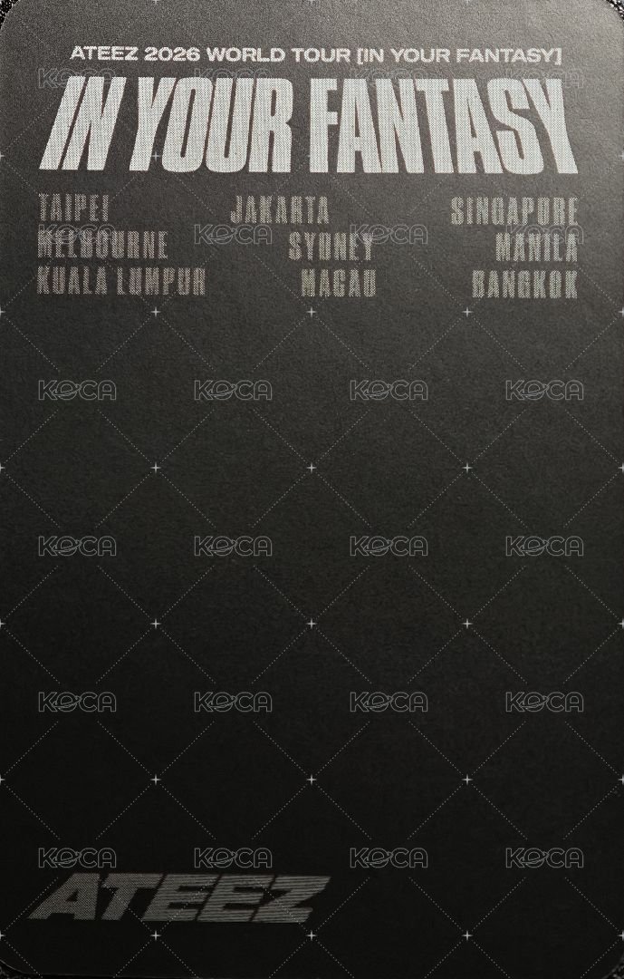 IN YOUR FANTASY 周邊卡 T-SHIRT (TOUR ver.) 背面