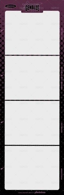 MIRROR photoism 人生四格卡  背面