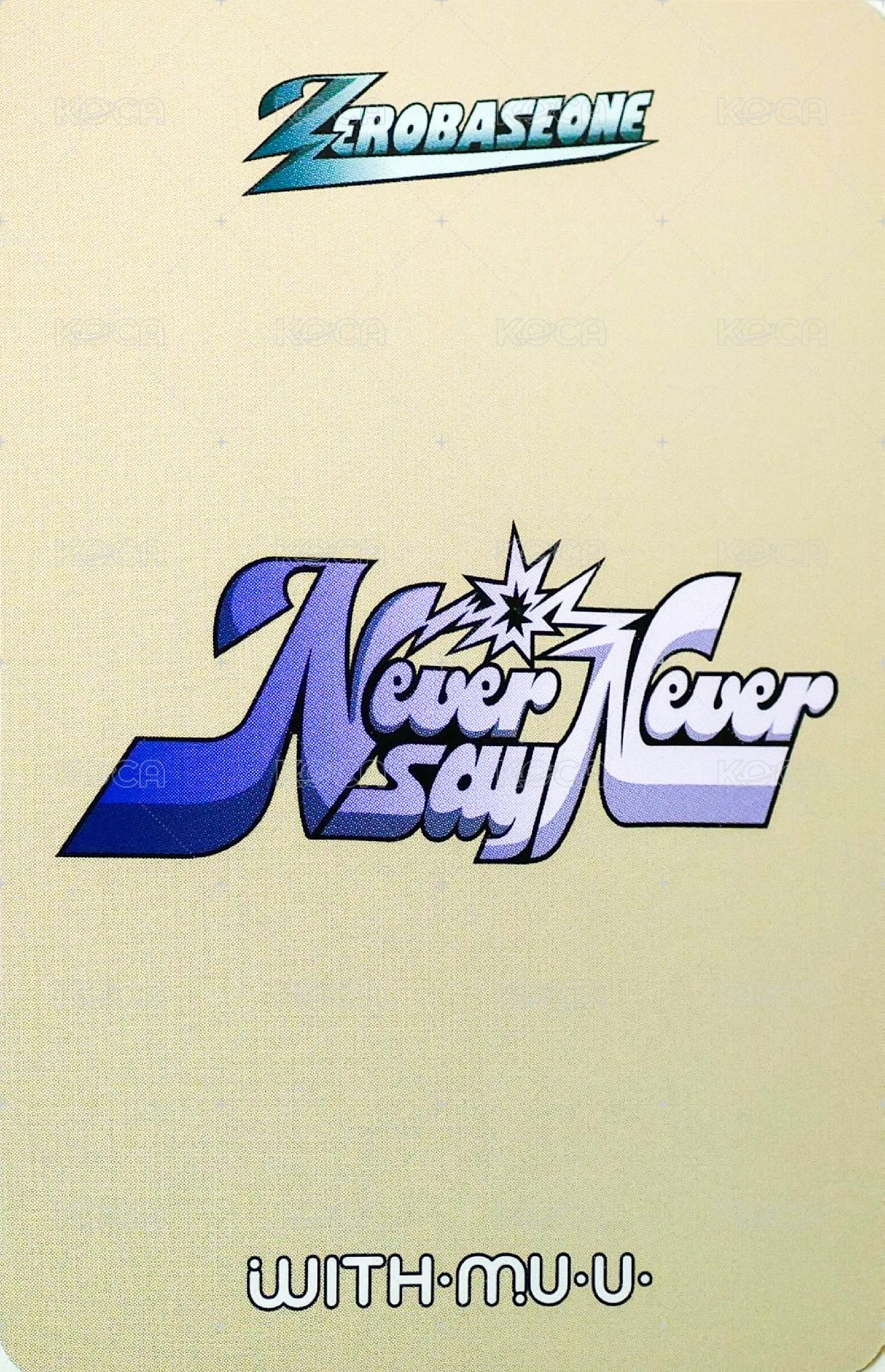 正規一 wm 2.0 簽售卡 牛角麵包 ver. 背面