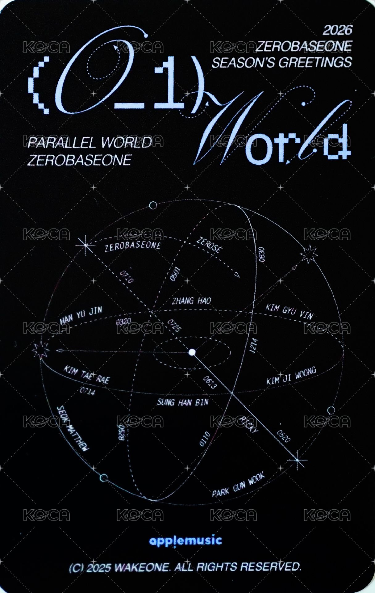 26'SG am 特典卡  背面