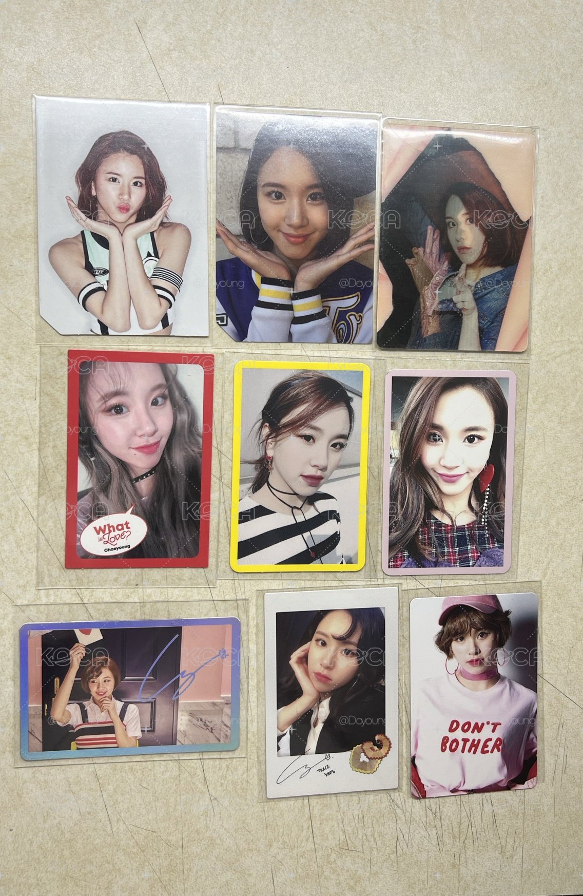 TWICE 彩瑛小卡