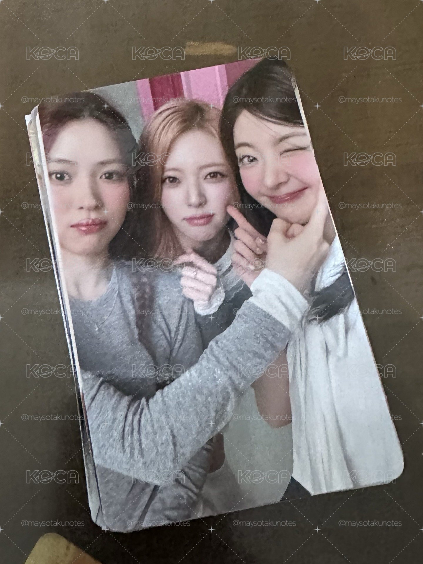 ITZY 2026 年曆 三人卡