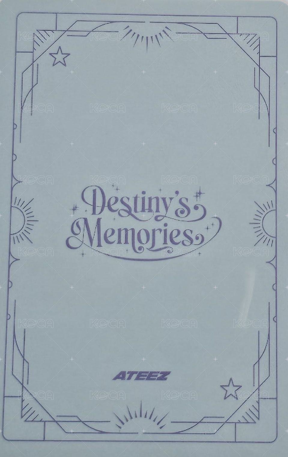 Destiny’s Memories 周邊卡 TOKYO HANDKERCHIEF 背面