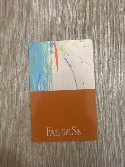 The 8 <FACE THE SUN>專輯卡