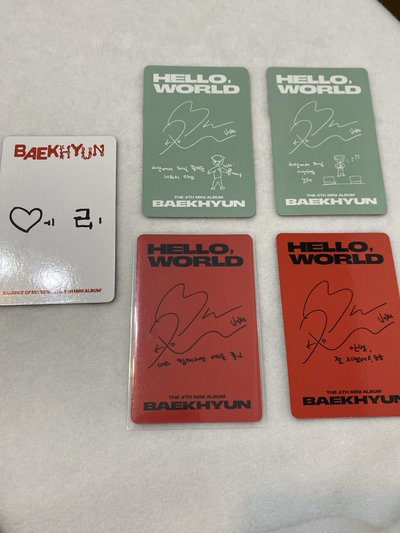 EXO BAEKHYUN bolo4、5 專卡