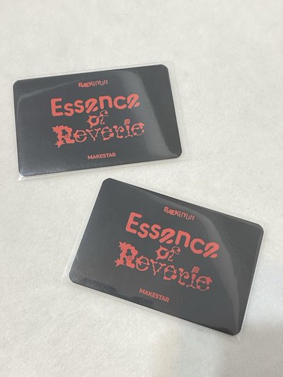 EXO BAEKHYUN bolo5 簽售卡