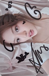 IVE SECRET 簽名卡 