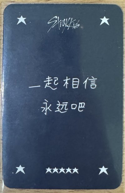 Stray kids 五星sr簽售2.0 玟（綁300）