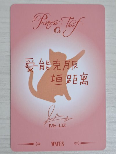 waves漫潮雜誌 雜誌卡 B版栗 愛能克服垣距離