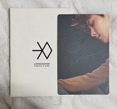 EXO 冬專 FOR LIFE 伯賢 限定小卡 有損