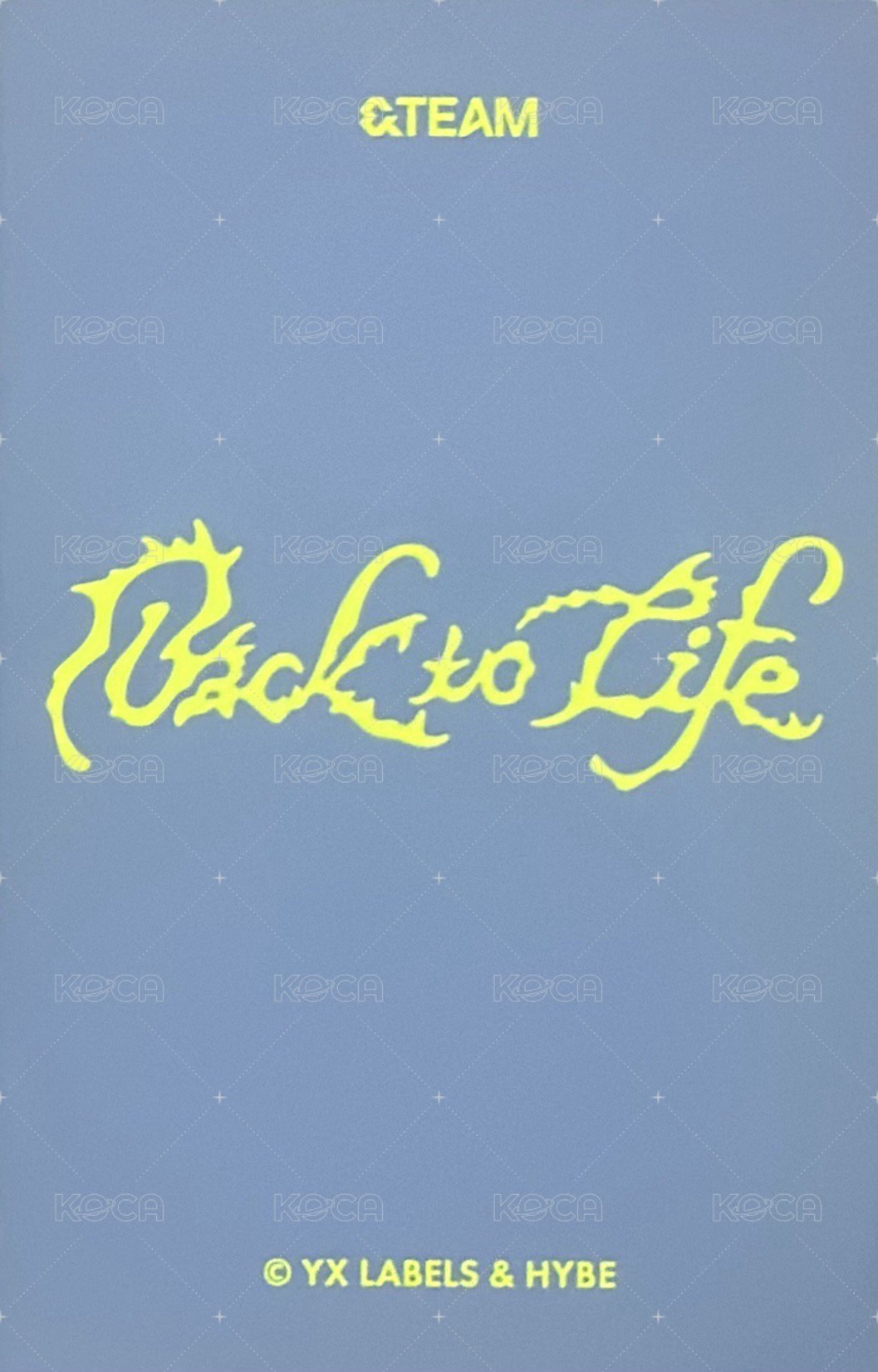 BTL 快閃 T恤卡 周邊卡  背面