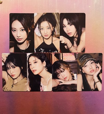 TWICE ONCE AGAIN 八週年 立牌小卡