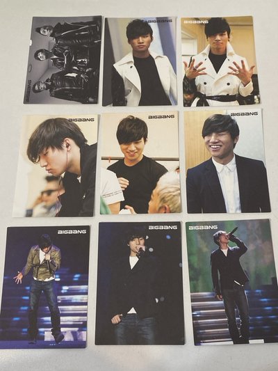 BIGBANG 大聲綠骷髏小卡（MEMO)