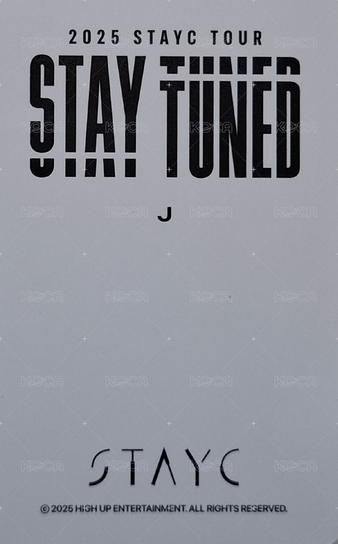 25’ 世巡 隨機卡  背面