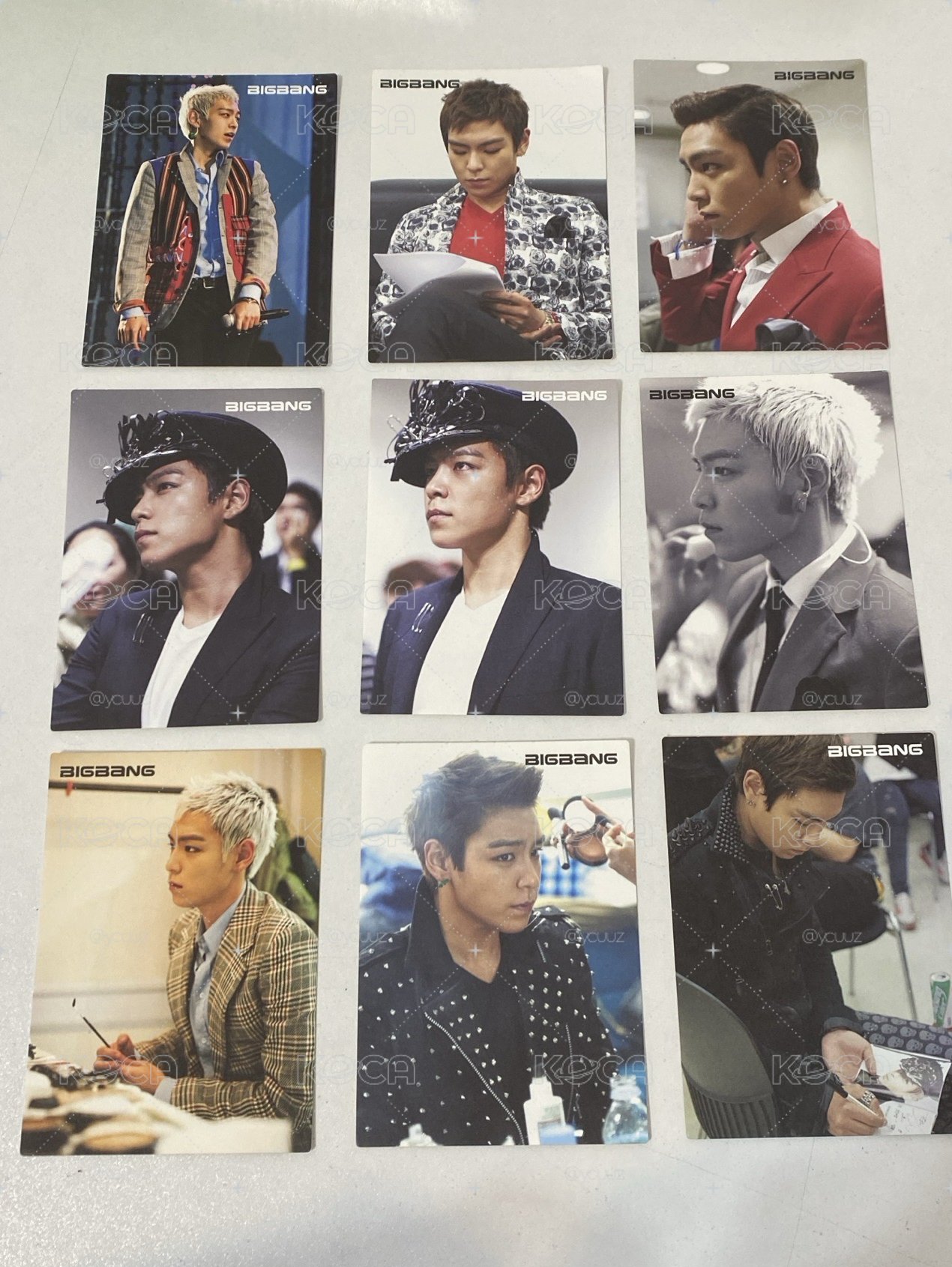 BIGBANG T.O.P綠骷髏小卡（MEMO)