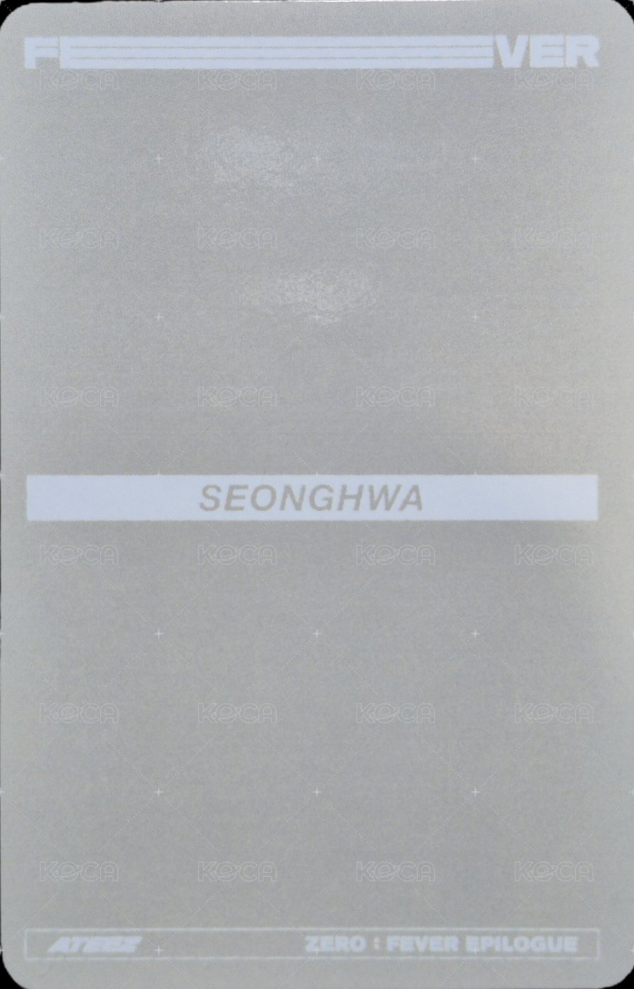 FEVER再版專 專輯卡  背面