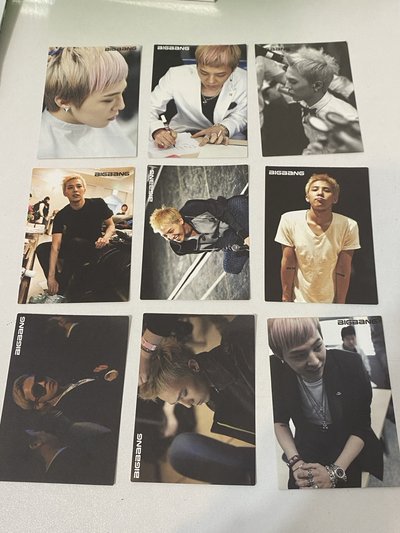 BIGBANG GD綠骷髏小卡（MEMO)