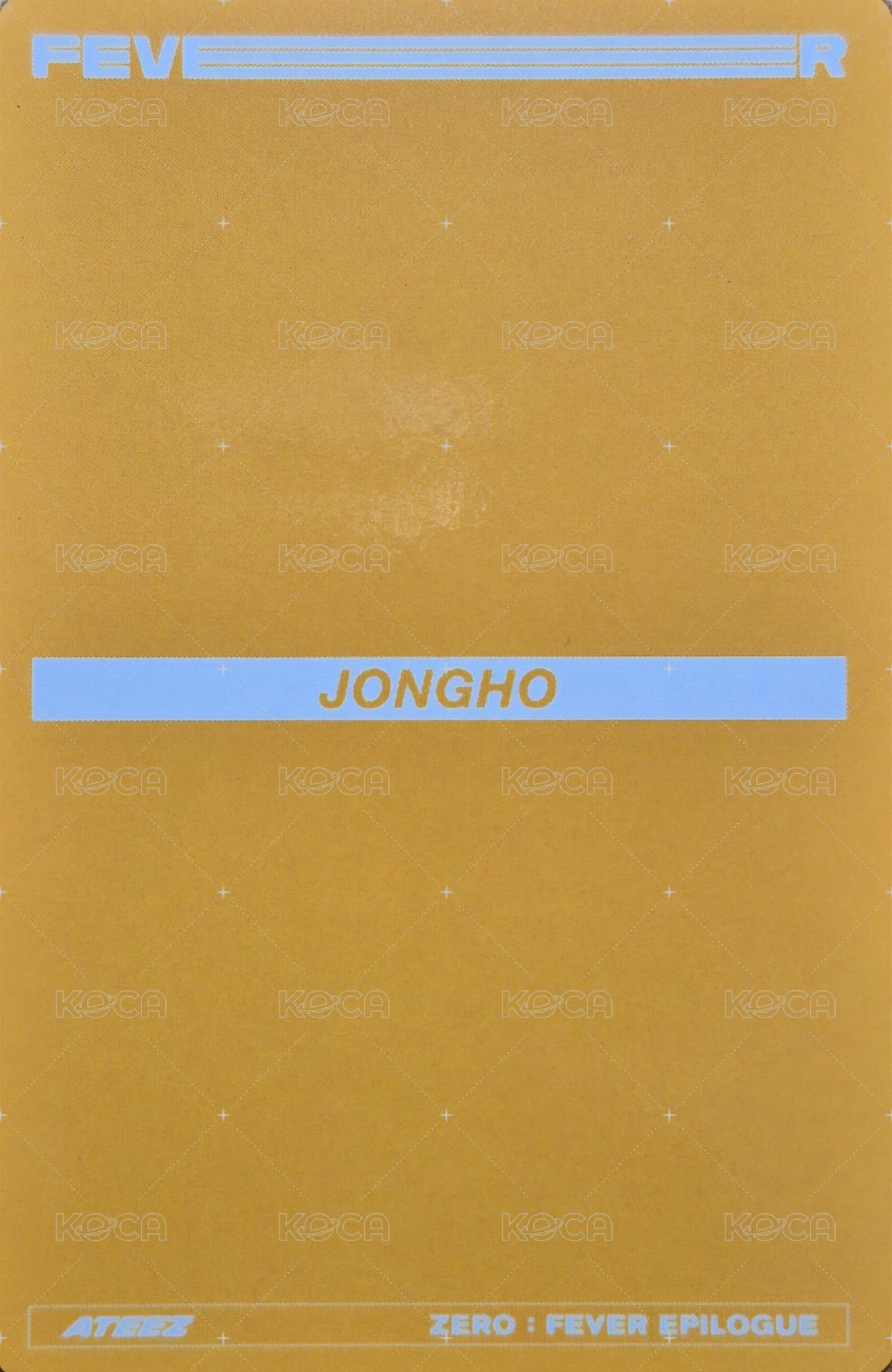 FEVER再版專 專輯卡  背面
