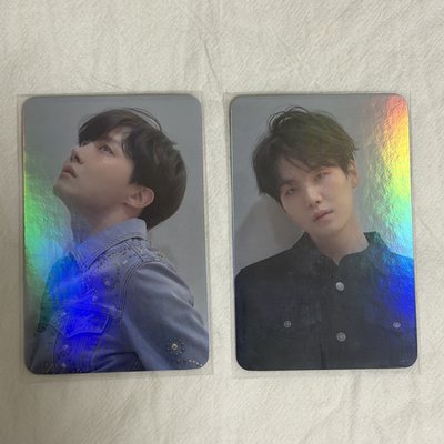 BTS LY轉 黑膠小卡（有明顯廠損