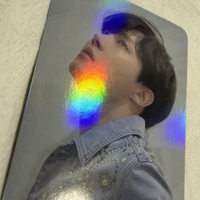 BTS LY轉 黑膠小卡（有明顯廠損